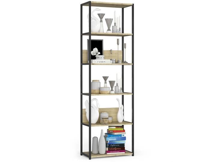 Regal – LOFT – Schwarz / Artisan Eiche