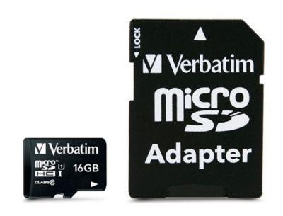 Verbatim Speicherkarte MicroSDHC/SDXC Premium, Speicherkapazität 16 GB