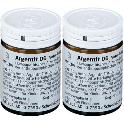 Argentit D 6 Trituration 2x 2x20 g