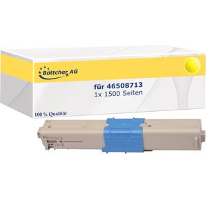 kompatibel für Oki 46508713 1500 Seiten gelb