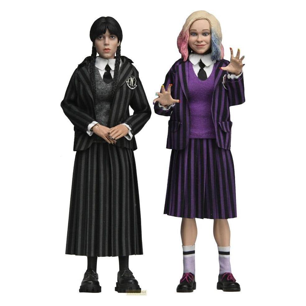 Neca Wednesday Actionfiguren 2er Pack Wednesday Addams (Nevermore Uniform) and Enid 20 cm (59198166)