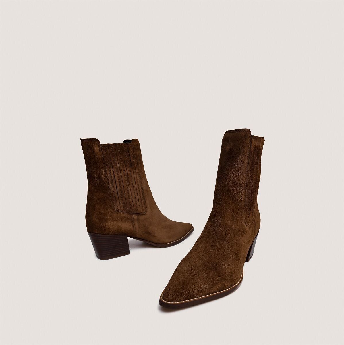 JONAK Bottines en cuir pointues Prado