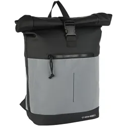 Bowie - New York Rolltop Rucksack schwarz