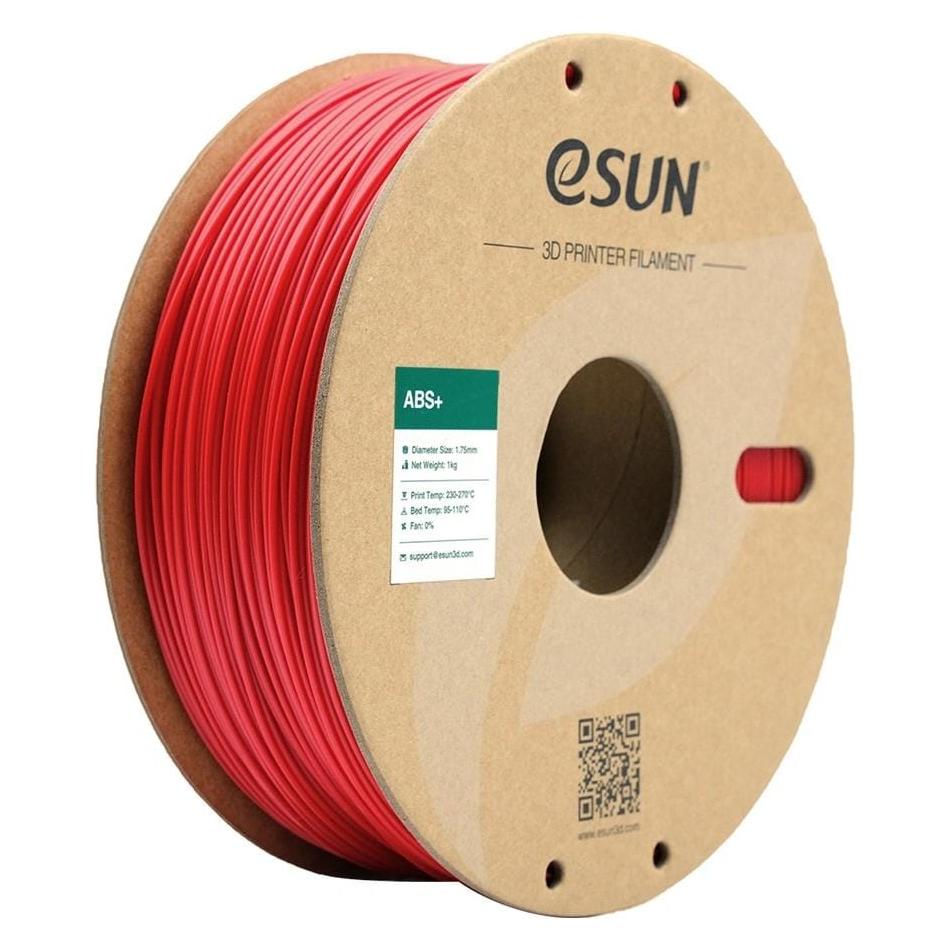 eSUN ABS+ 1,75mm Red 1kg 3D Filament (ABS, 1000 g, 1.75 mm) (ABS+175R1)