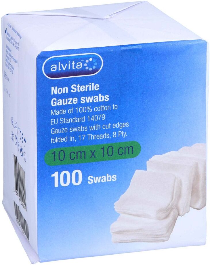 Alvita Unst Mullkom 10x10 100stk