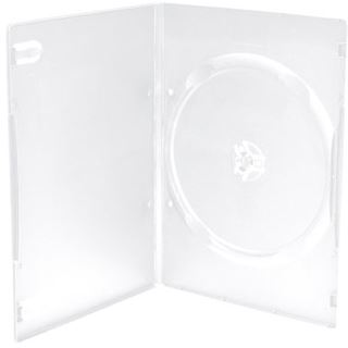 MediaRange DVD Slimcase 1Disc Clear (100) Leerhüllen, Kapazität: LEER