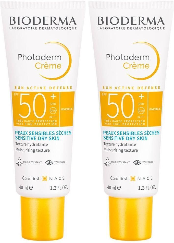 Bioderma Photoderm Creme SPF 50+ ungetönt 2x 2x40 ml