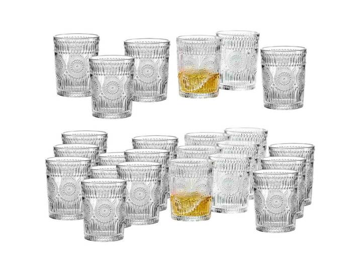 Ritzenhoff Breker Whiskygläser Paolo transparent 250 ml 24er Set, Transparent, Glas, Rund, Gläser, Whiskygläser