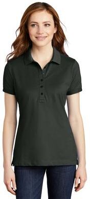 Port Authority L555 Women's Stretch Pique Polo Shirt in Grey Smoke size 3XL   Triblend