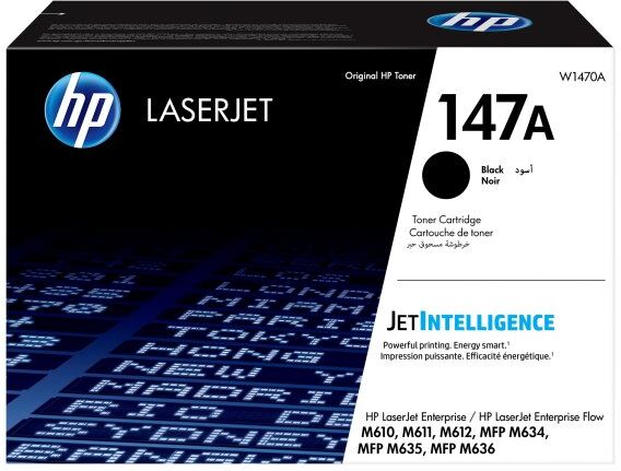 HP No 147a Laserjet Lasertoner, Sort