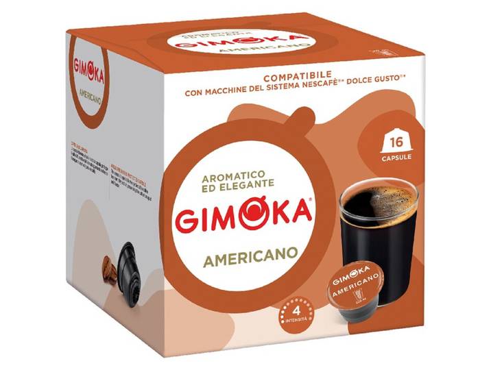 GIMOKA Dolce Gusto Compatible Capsules Americano 16 capsules 112 g