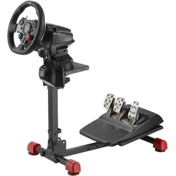 Oplite Wheel Stand GT, Sim Rig, Schwarz, Rot