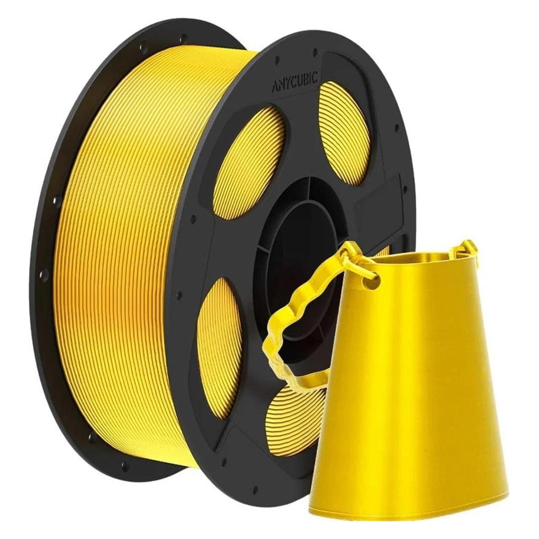 Anycubic PLA Silk Filament 1kg Shiny Gold (PLA, 1000 g, 1.75 mm) (AHSCSG-103)