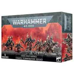 Games Workshop Warhammer 40.000 - Chaos Space Marines Chaos Terminator Sq. (Kunststoff)