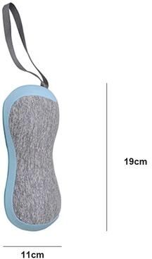 Inspired Finds Mini Portable U Shaped Travel Neck Pillow For Adults Back And Office Sleeping Support blue