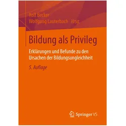 Bildung als Privileg, Fachbücher von Rolf Becker, Wolfgang Lauterbach