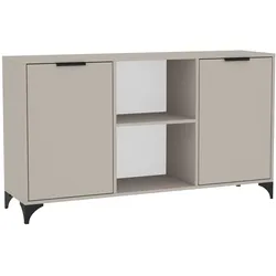 KOMMODE Home mit 2 Türen, mit Griffen, Kaschmir