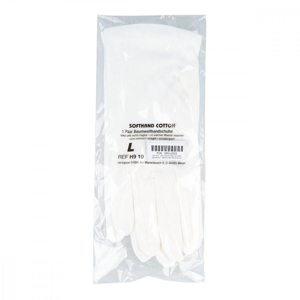 1001 Artikel Medical GmbH Baumwollhandschuhe Größe l 1 Paar 09512032