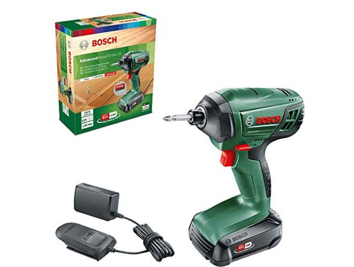 Bosch Visseuse à chocs sans fil AdvancedImpactDrive 18 (1 batterie\, système 18 V\, dans une boîte en carton)