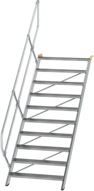 Günzburger Steigtechnik Aluminium-Treppe Stufen 11 Stufen