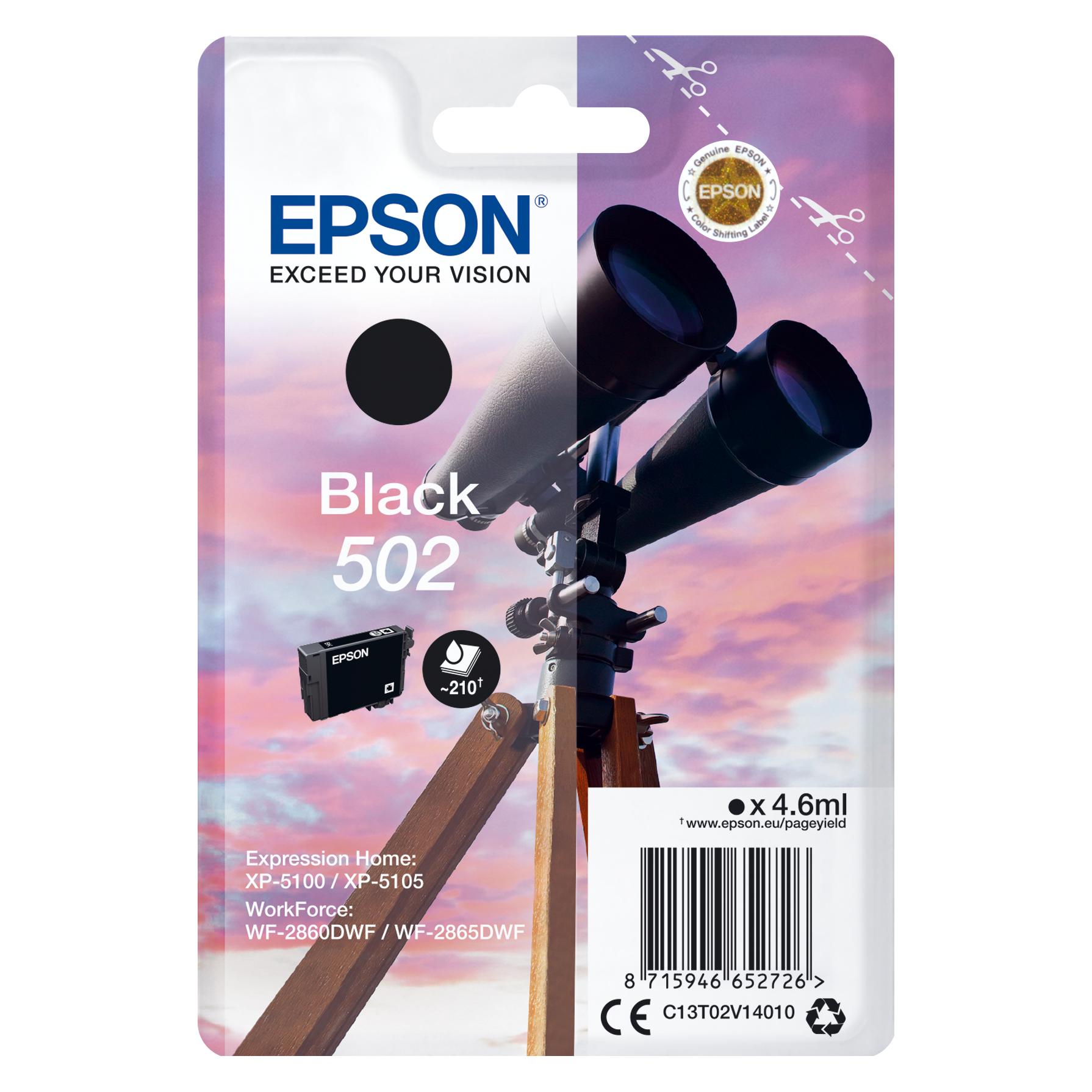 Epson 502 (BK) (C13T02V14010)