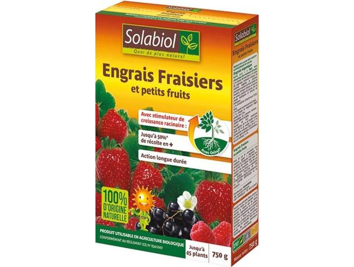 Engrais Fraisiers 750g - Solabiol