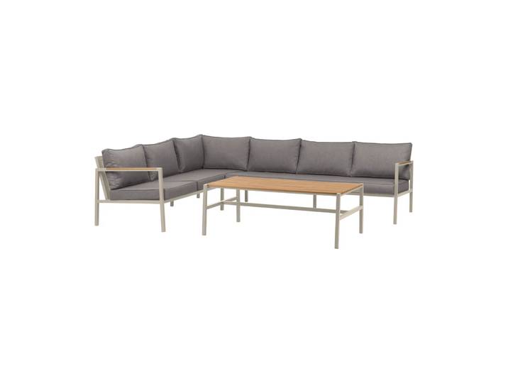 Brafab Cap Sofagruppe Light grey-grau, 6-Sitzer