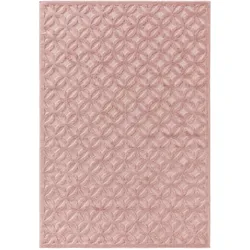 benuta Nest In- & Outdoor-Teppich Bonte Rosa 200x290 cm - Teppich für Balkon, Terrasse & Garten