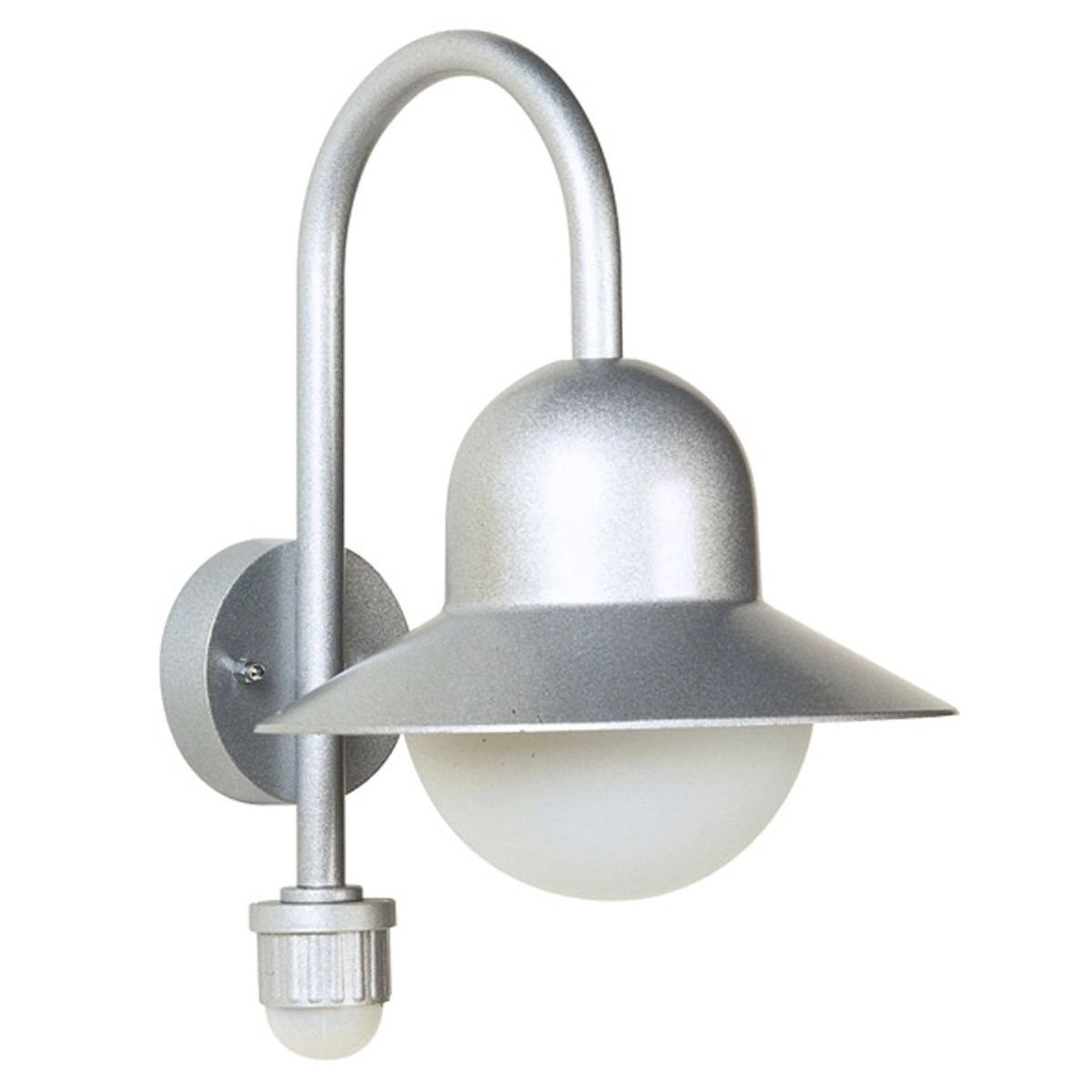 Albert Wandlamp buiten met bewegingssensor grijs Manor