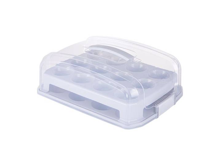 Relaxdays Muffin Transportbox für 24 Stück