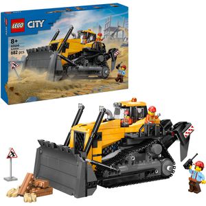 LEGO City 60466 Gelber Bulldozer, ab 8 Jahre, 682 Teile