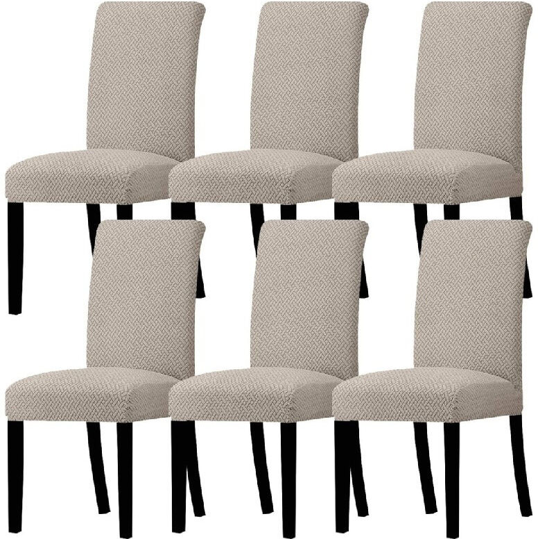 17 Stories Dining Chair Slipcover Brown 58cm H X 48cm W