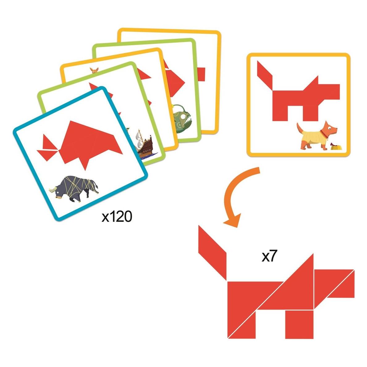 Djeco Tangram (mult) (Deutsch, Englisch, Französisch, Italienisch) (5408470)