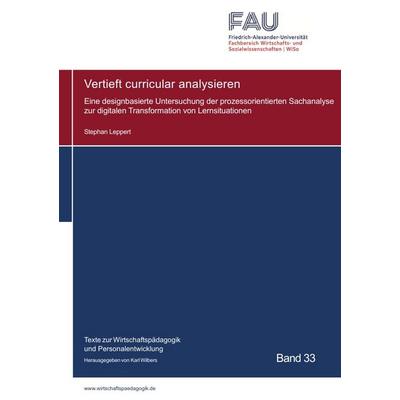 Blaue Reihe / Vertieft curricular analysieren, Taschenbuch von Stephan Leppert, Epubli, 978-3-7575-7305-8