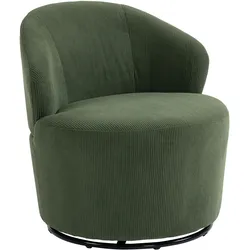 SESSEL aus Polyester Metall Dunkelgrün