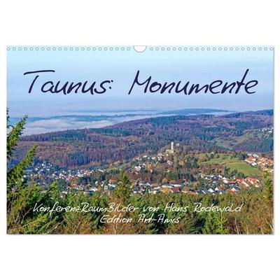 Taunus: Monumente (Wandkalender 2026 DIN A3 quer), CALVENDO Monatskalender