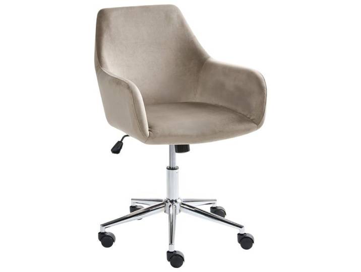 Chaise de bureau WELLSTON Velours Taupe