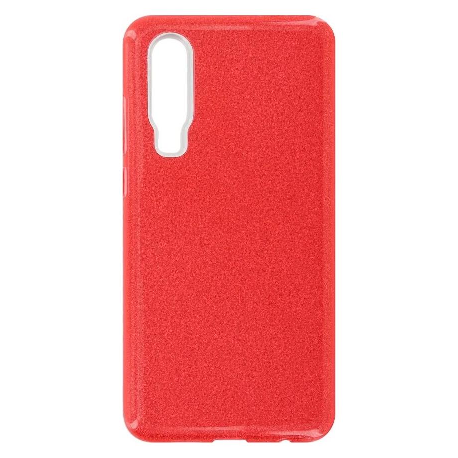 OEM Silicon Case Glittery für Huawei P30 rot (Huawei P30) (cnt1288)