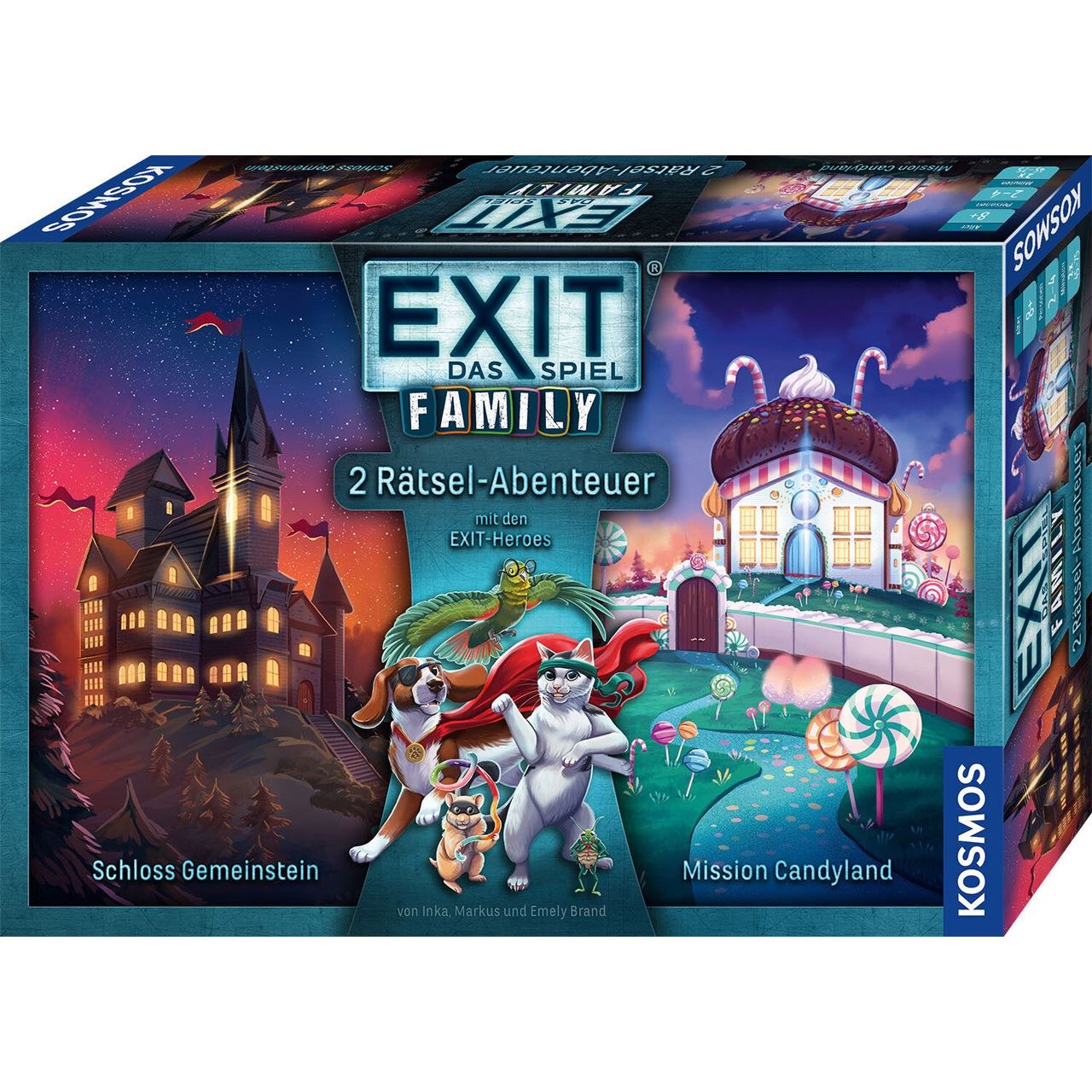 Kosmos EXIT - Das Spiel Family: Schloss Gemeinstein / Mission Candyland