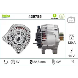 Startergenerator VALEO 439785 für Smart Fortwo Cabrio