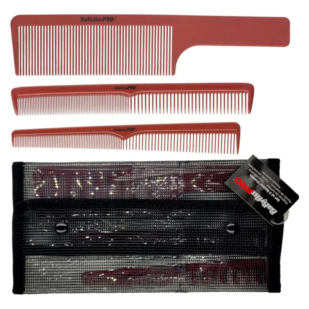 BaByliss Pro Friseur-Kamm-Set, 3-teilig (M4343E)