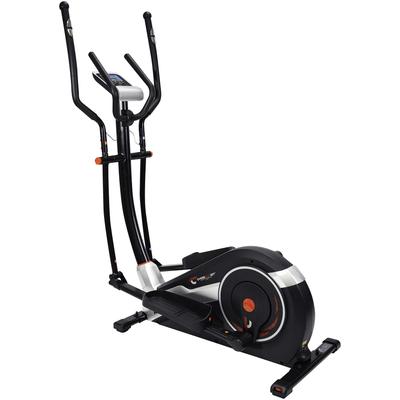 Crosstrainer-Ergometer CHRISTOPEIT SPORT "AX 8000" Gr. 1, rot (schwarz, rot, silberfarben), Crosstrainer, ohne Unterlegmatte, 150 kg max. Benutzergewicht, 24 Widerstandsstufen, B:60cm H:163cm L:120cm