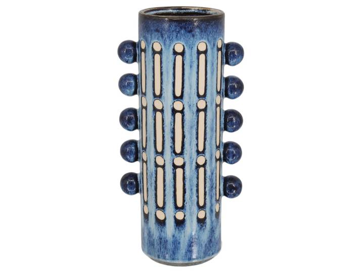 Vase Keramik, Blau Decofinder