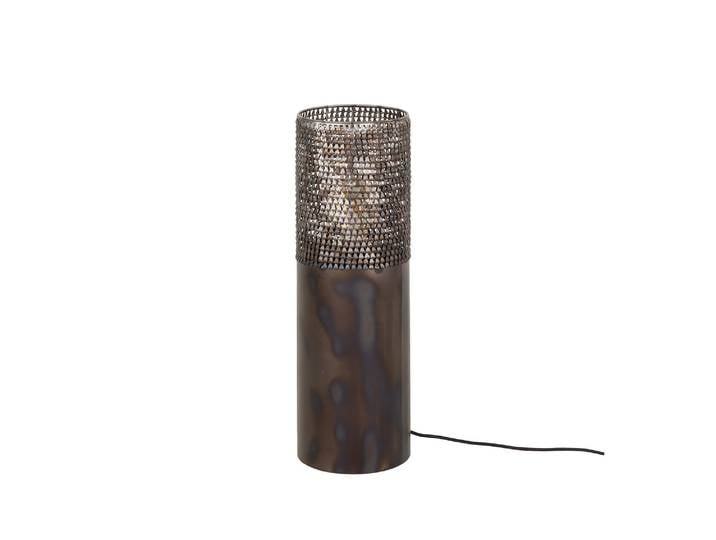 JORIS Stehlampe klein, 1-flammig, Material Metall, schwarzbraun