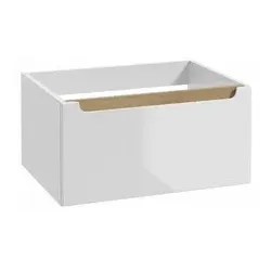 Naturel Stilla Badezimmerschrank 60x30x45 cm weiß glanz STILLAB06003