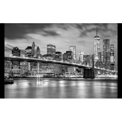 Fototapete PAPERMOON "New York Brooklyn", bunt, B:4,5m L:2,8m, Vlies, Tapeten
