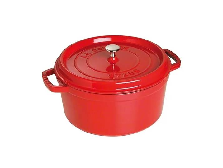 STAUB Cocotte en fonte ronde Staub 6,7 l rouge