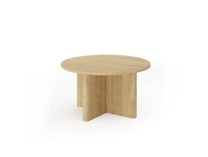 Ravio Couchtisch Virone (Geölte Eiche, Rund, 90 cm), Eichefarben, Holz, Rund,Rund, 90x49x90 cm, Wohnzimmer, Wohnzimmertische, Couchtische