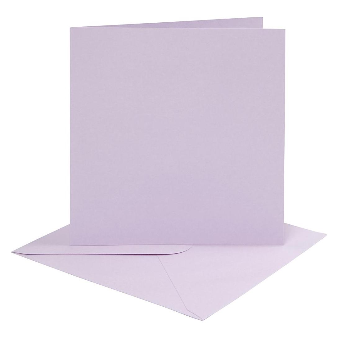 Creativ Company Karten und Umschläge Hellviolett, 4 Stk. (4 Stk.) (5712854408110)