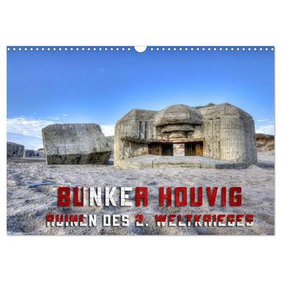 Bunker Houvig (Wandkalender 2027 DIN A3 quer), CALVENDO Monatskalender